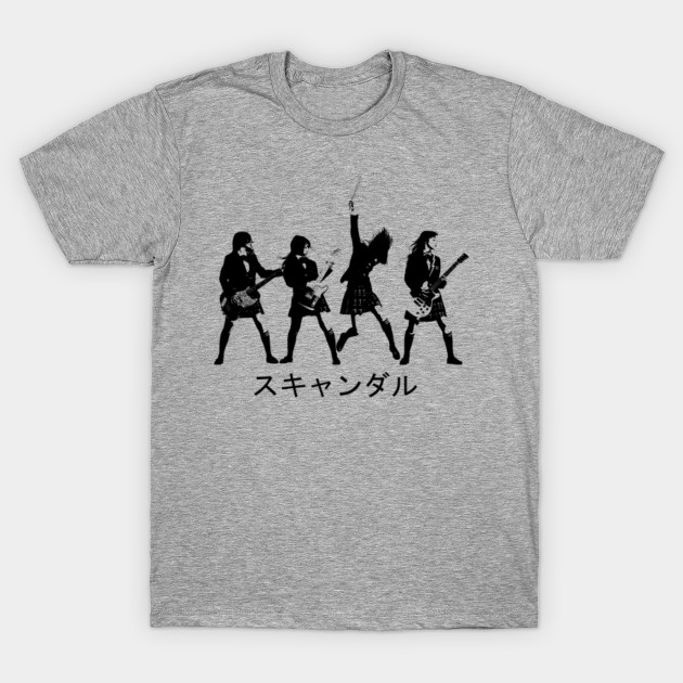 Scandal (Japanese band) Scandal TShirt TeePublic